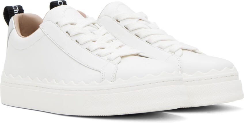 Chloé White Lauren Sneakers - Picture 2