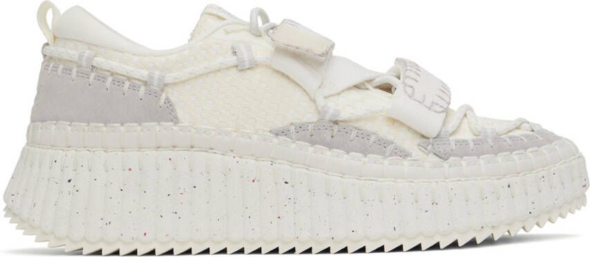 Chloé White Nama Sneakers - Picture 5