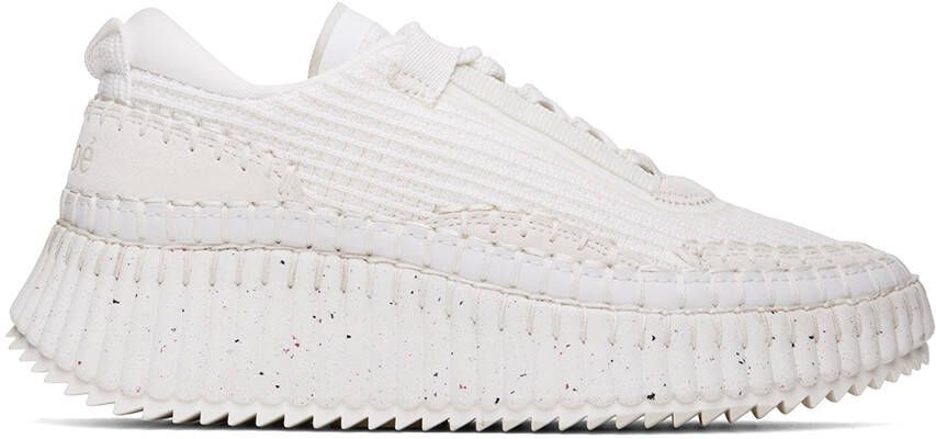 Chloé White Nama Sneakers - Picture 5