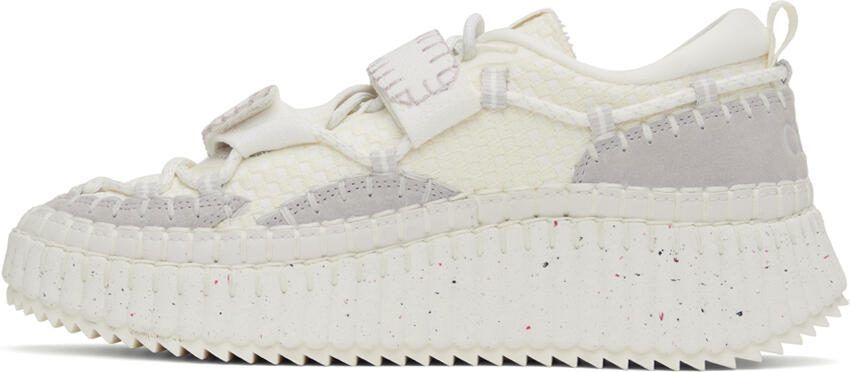 Chloé White Nama Sneakers - Picture 3