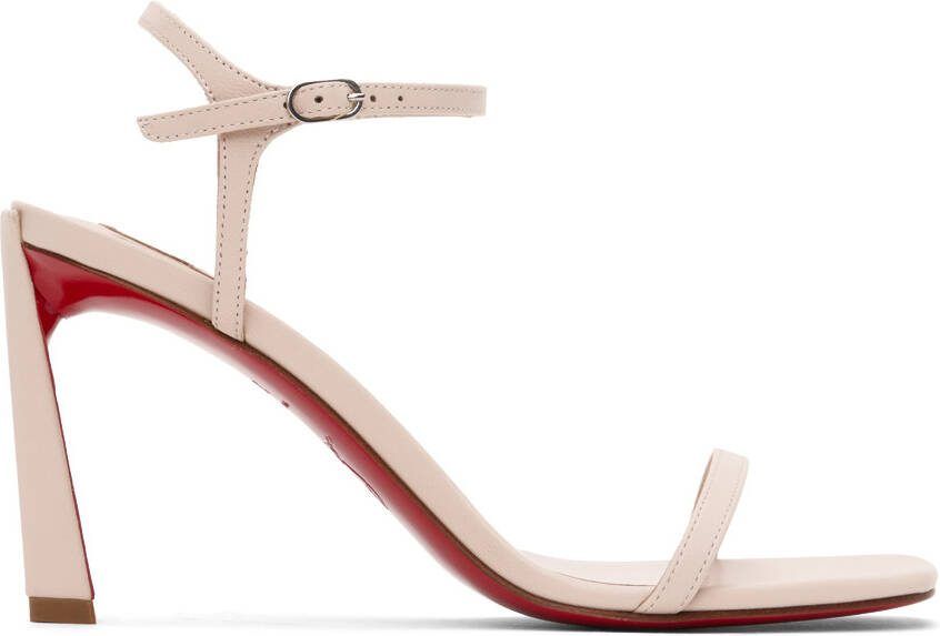 Christian Louboutin Beige Condora 85 Heeled Sandals - Picture 4