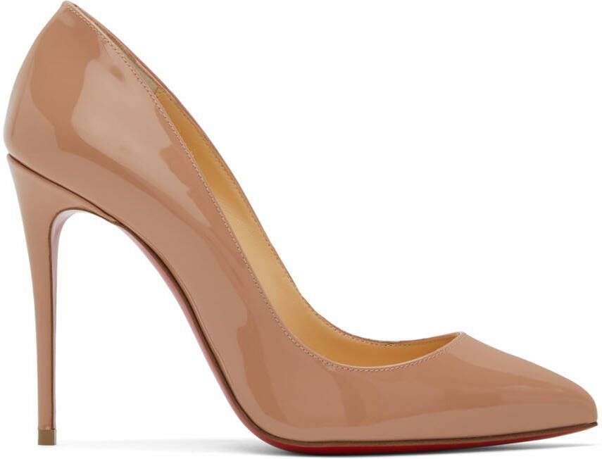 Christian Louboutin Beige Pigalle Follies 100 Heels - Picture 10