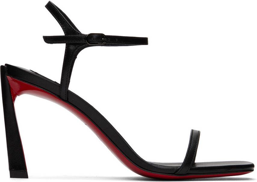Christian Louboutin Black Condora 85 Heeled Sandals - Picture 4
