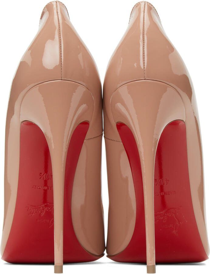 Christian Louboutin Beige Patent So Kate 120 Heels - Picture 2