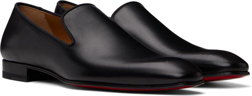 Christian Louboutin Black Our Georges Lace-Up Shoes - Picture 6