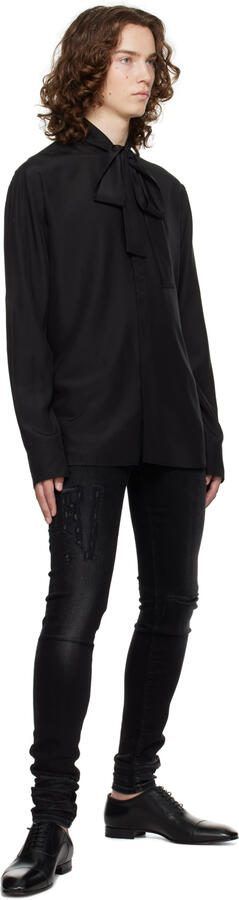 Christian Louboutin Black Greggo Oxfords - Picture 6