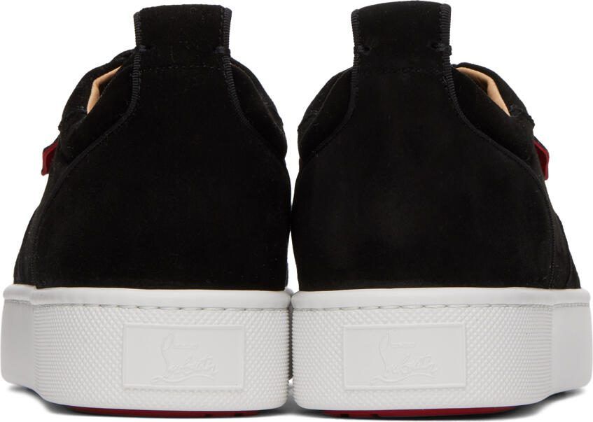 Christian Louboutin Black Happyrui Spikes Sneakers