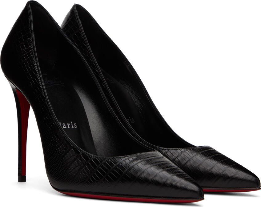 Christian Louboutin Black Kate 100 Heels - Picture 2