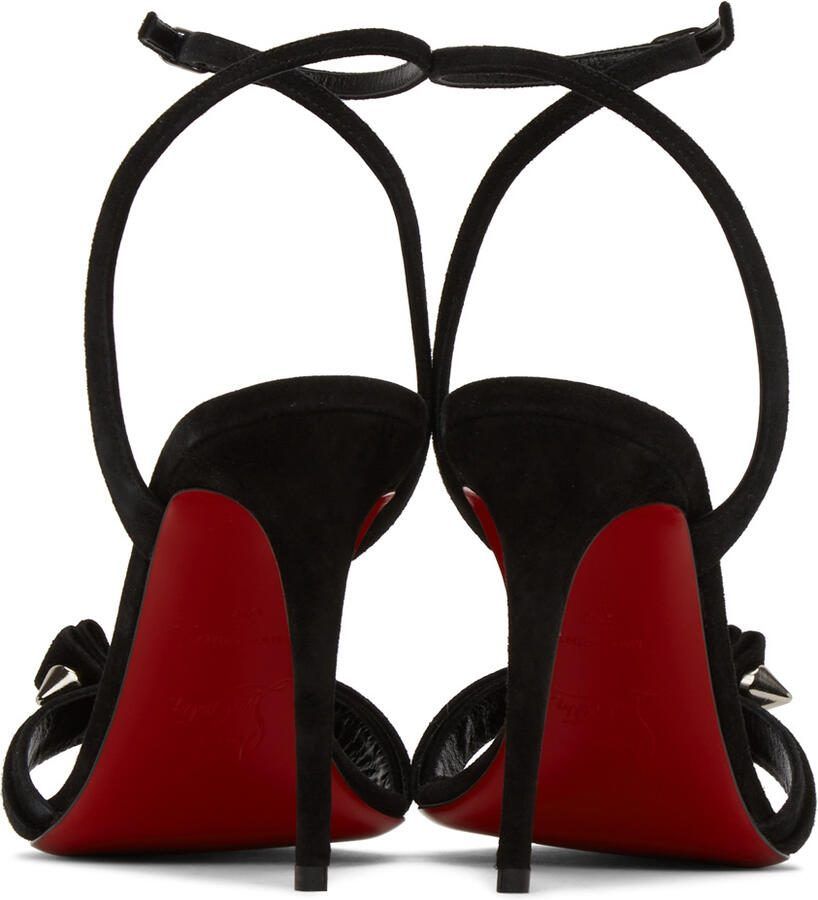 Christian Louboutin Black Suede Umberta 100 Heels