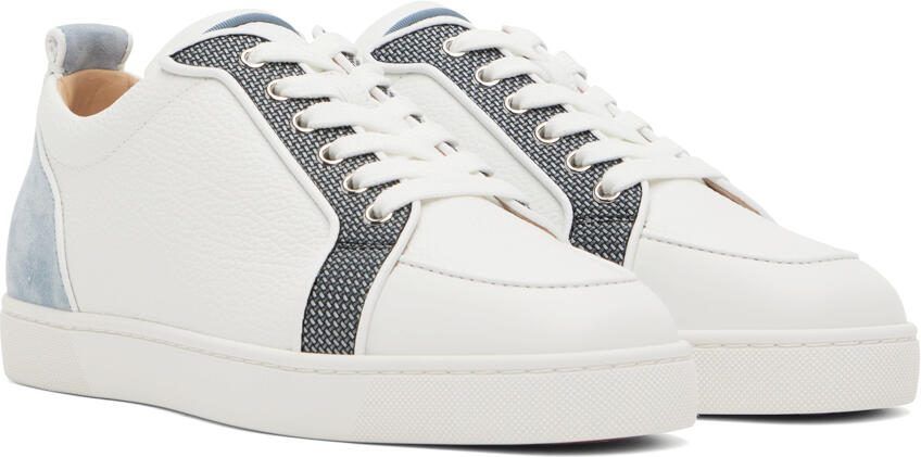 Christian Louboutin Gray  Blue Rantulow Sneakers - Picture 2