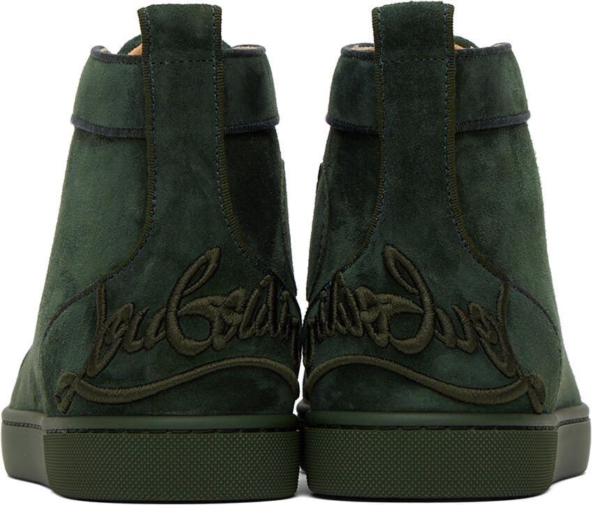 Christian Louboutin Green Fun Louis Sneakers