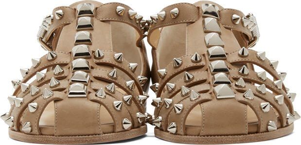 Christian Louboutin Tan Loubiclou Sandals - Picture 4