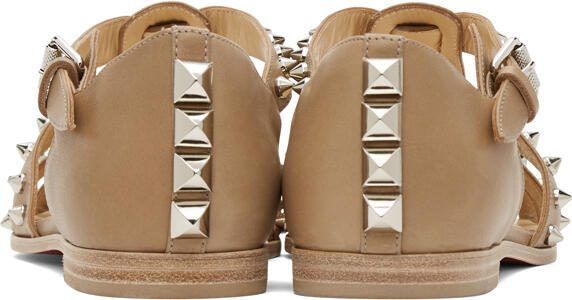 Christian Louboutin Tan Loubiclou Sandals - Picture 3