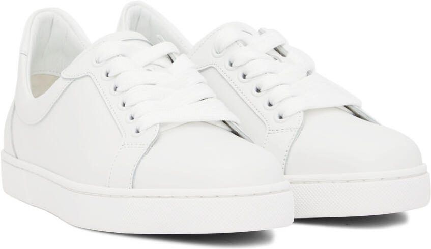 Christian Louboutin White Elo Loubi Flat Sneakers - Picture 2