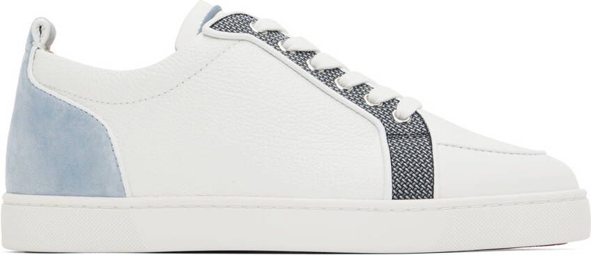 Christian Louboutin Gray  Blue Rantulow Sneakers - Picture 5