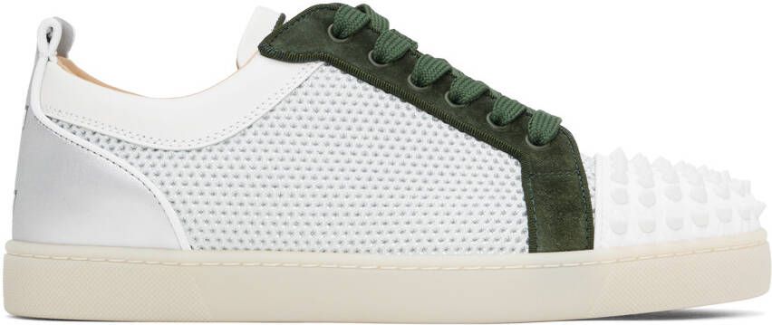 Christian Louboutin Green  Off-White Varsijunior Sneakers