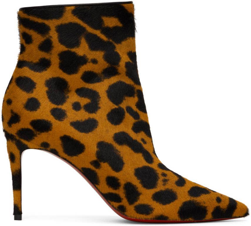 Christian Louboutin Orange  Black So Kate 85 Boots