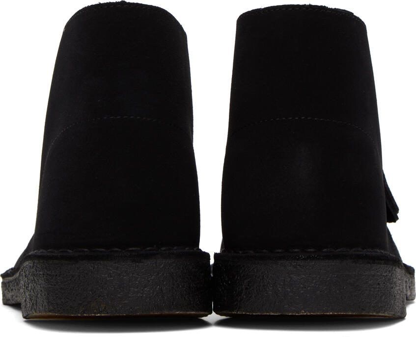 Clarks Originals Black Lace-Up Desert Boots
