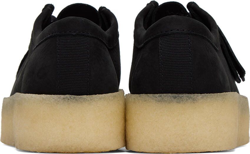 Clarks Originals Black Nubuck Wallabee Cup Lace-Up Shoes - Picture 12