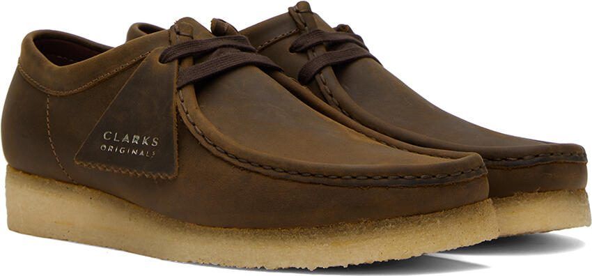 Clarks Originals Brown Wallabee Derbys - Picture 2