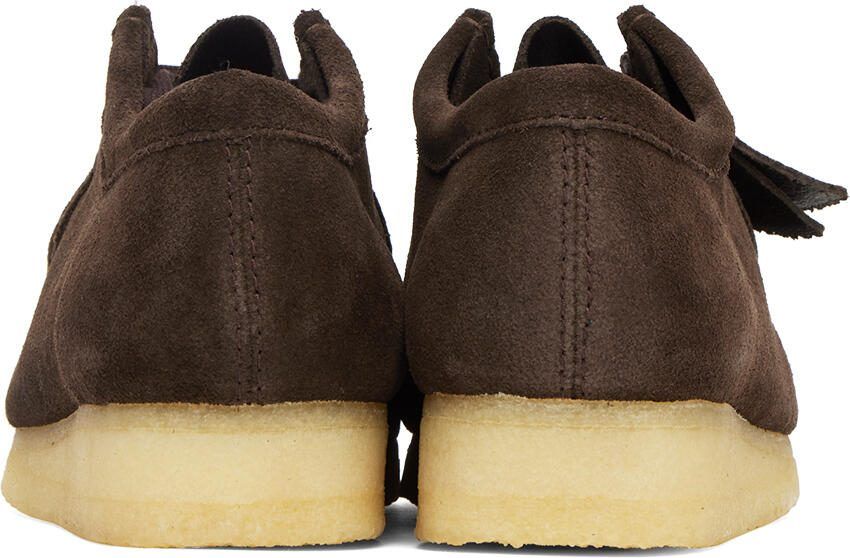 Clarks Originals Beige Suede Wallabee Derbys - Picture 2