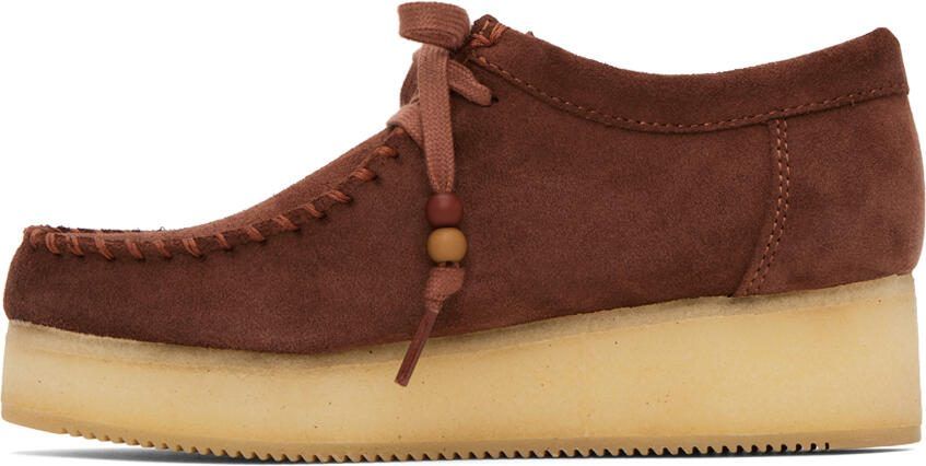 Clarks Originals Burgundy Wallacraft Lo Oxfords - Picture 3