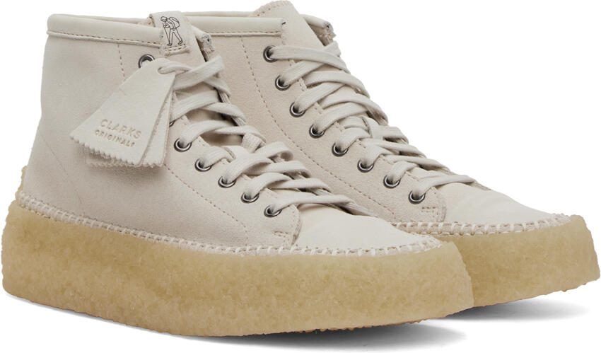 Clarks Originals Off-White Caravan Desert Boots - Picture 2