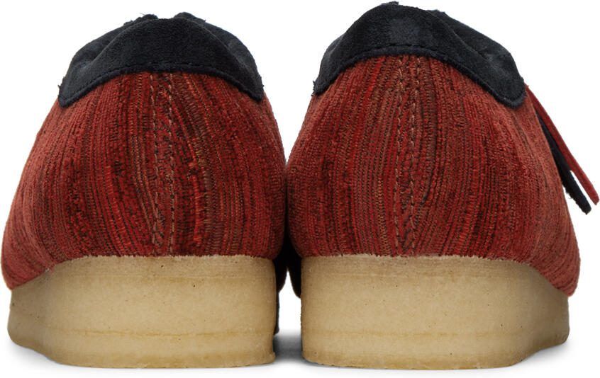 Clarks Originals Red  Navy Wallabee Derbys