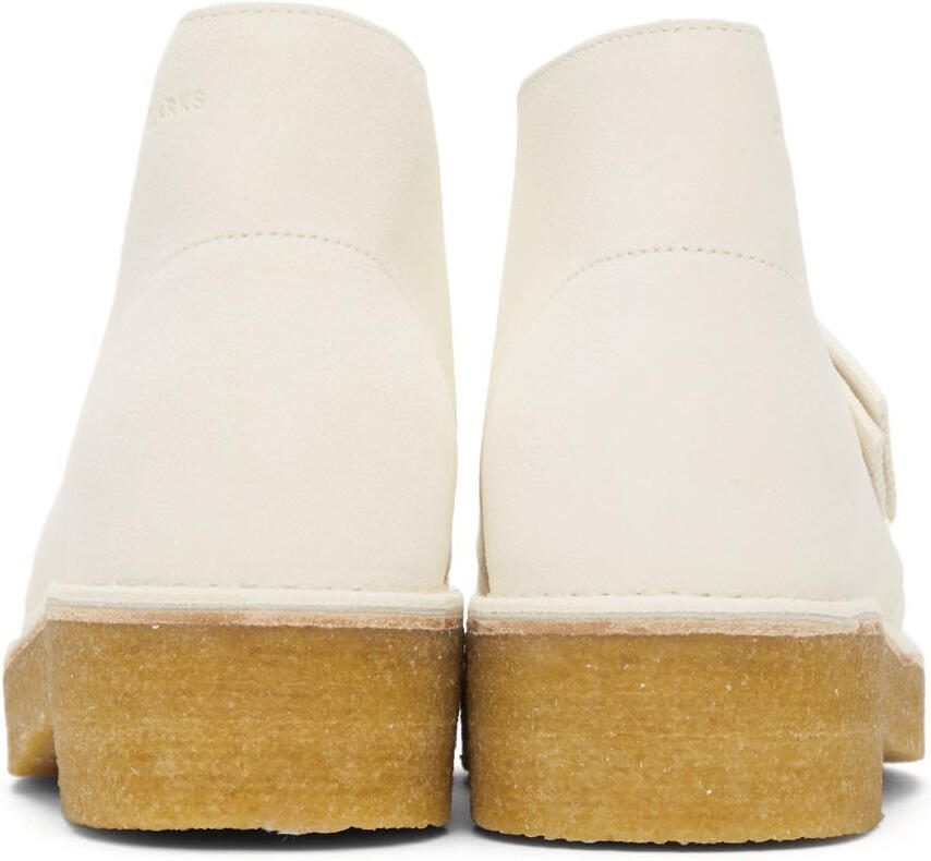 Clarks Originals White Suede 221 Desert Boots