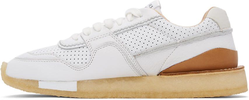 Clarks Originals White Tor Run Sneakers - Picture 4