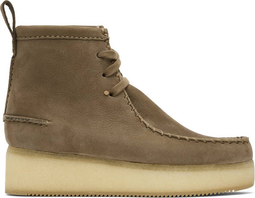 Clarks Originals Brown Wallabee Craft Boots - Picture 5