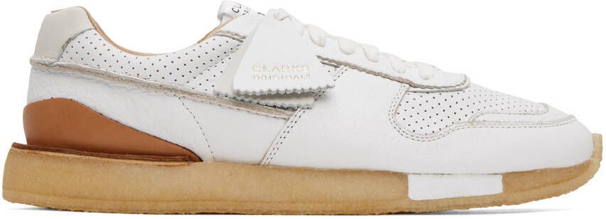 Clarks Originals White Tor Run Sneakers - Picture 5
