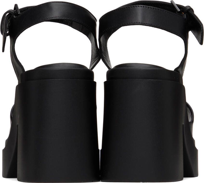 Clergerie Black Nelio Heeled Sandals