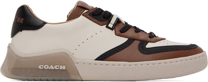 Coach 1941 Beige  Brown Citysole Court Sneakers