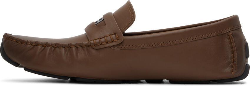 Coach 1941 Brown Leather Coin Driver Loafers - Picture 5
