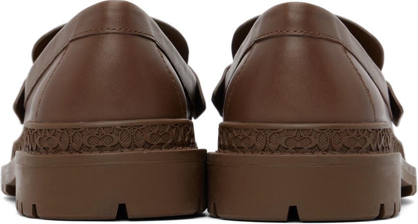 Coach 1941 Brown Coin Loafers