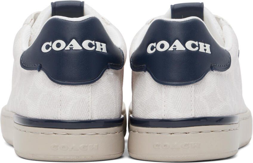 Coach 1941 White  Navy Lowline Sneakers