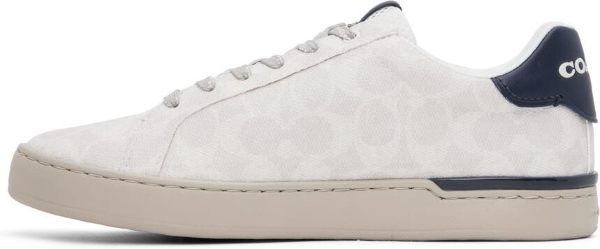 Coach 1941 White  Navy Lowline Sneakers - Picture 3