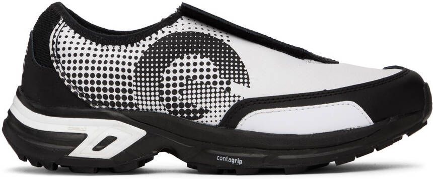 Comme des Garçons Homme Plus Black  White Salomon Edition SR90 Sneakers - Picture 5