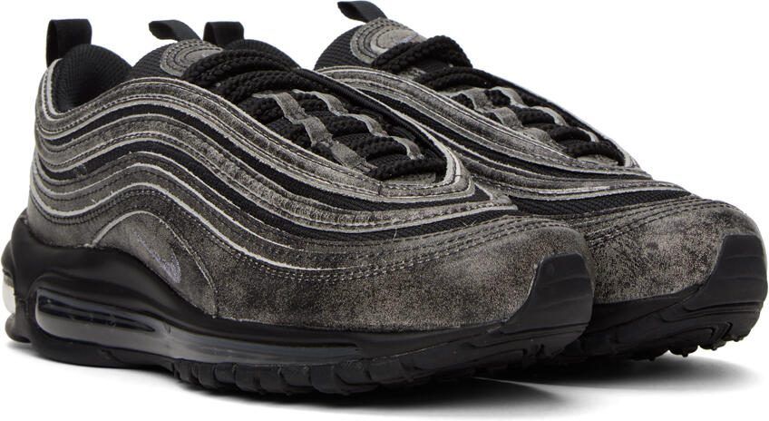 Comme des Garçons Homme Plus Black  Gray Nike Edition Air Max 97 Sneakers - Picture 2