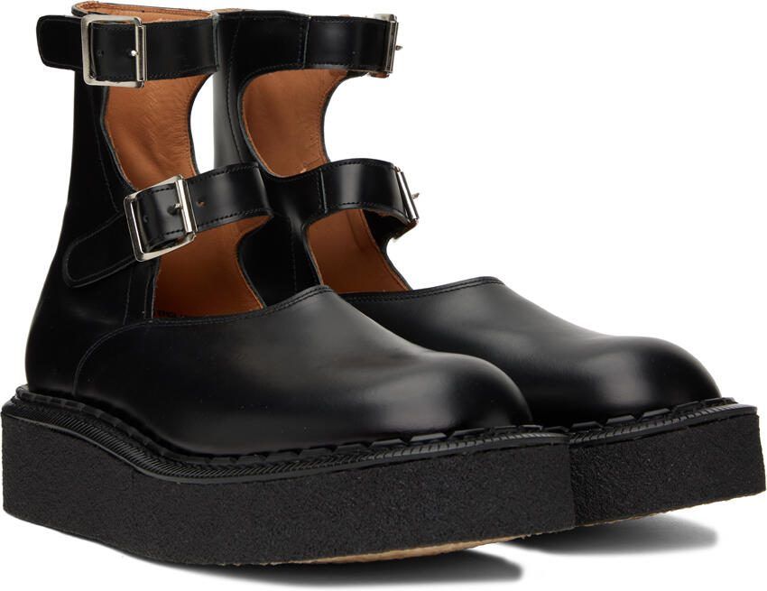 Comme des Garçons Homme Plus Black George Cox  John Moore Edition Double Strap Boots - Picture 2