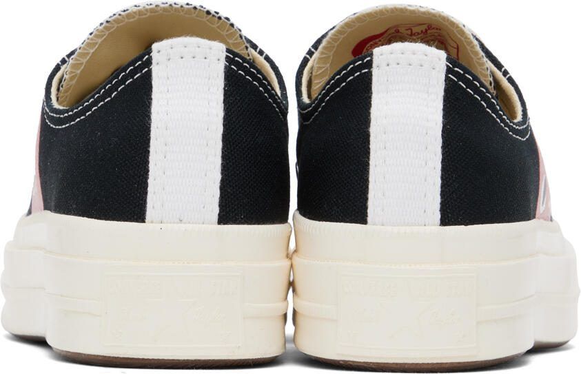 Comme des Garçons Play Black  White Converse Edition PLAY Chuck 70 Low-Top Sneakers - Picture 2