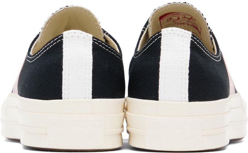 Comme des Garçons Play Black  White Converse Edition PLAY Chuck 70 Low-Top Sneakers - Picture 3
