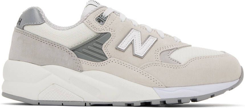 Comme des Garçons Homme Beige  Gray New Balance Edition 580 Sneakers - Picture 5