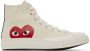 Comme des Garçons Play Black  White Converse Edition PLAY Chuck 70 High Top Sneakers - Thumbnail 1