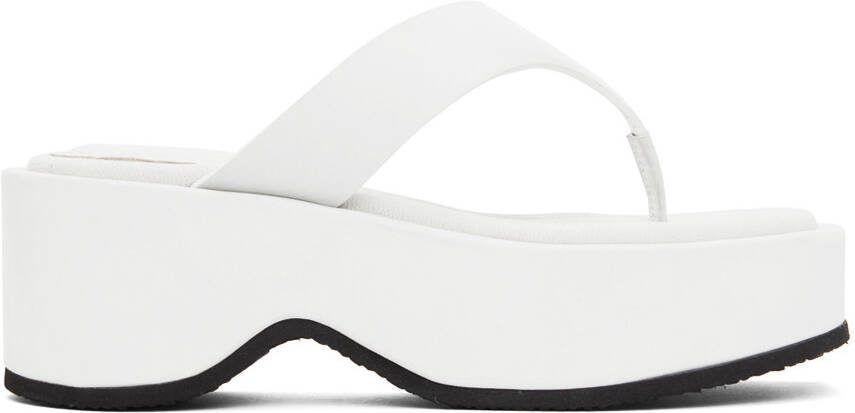 COMME SE-A SSENSE Exclusive Grey Joy Sandals - Picture 5