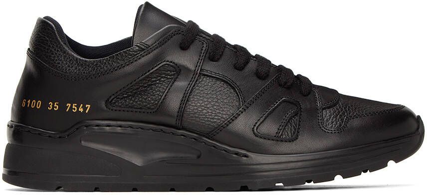 Common Projects Black Track Technical Sneakers - Picture 5