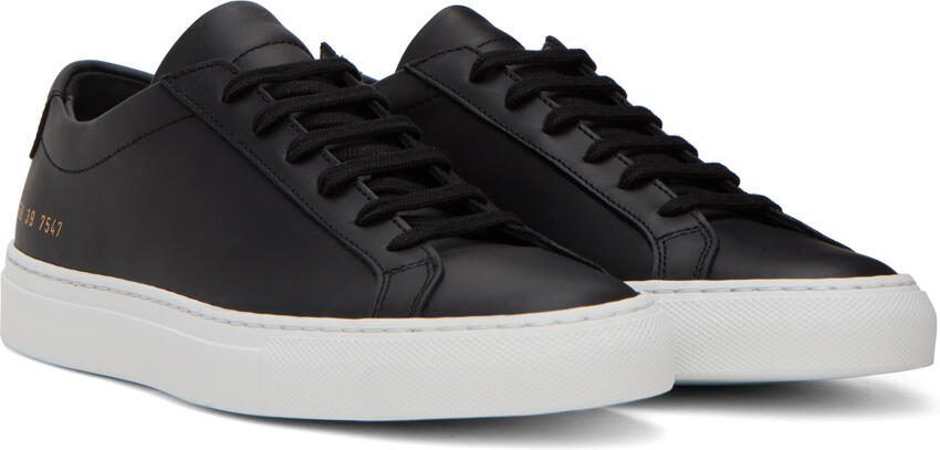 Common Projects Black Achilles Sneakers - Picture 2