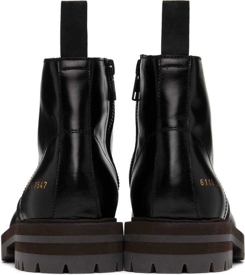 Common Projects Black Combat Boots