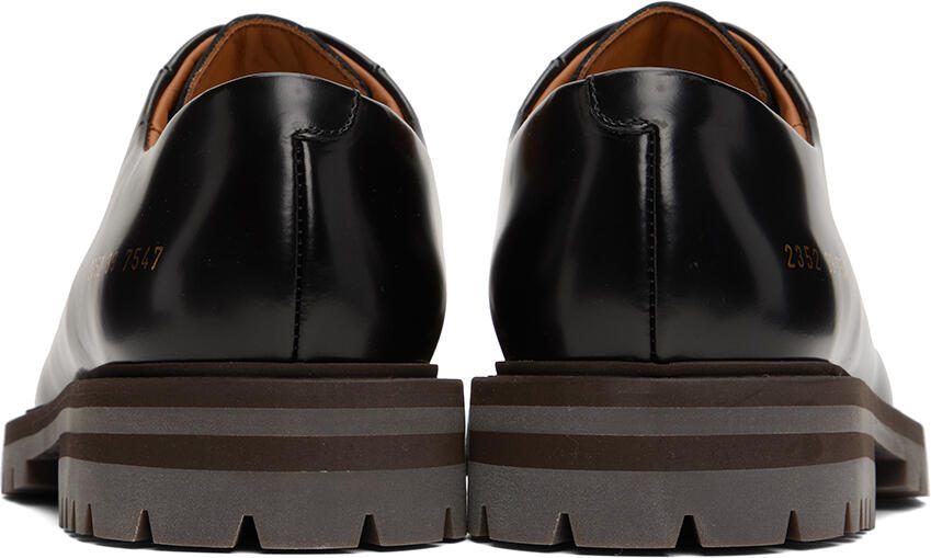 Common Projects Black Leather Derbys